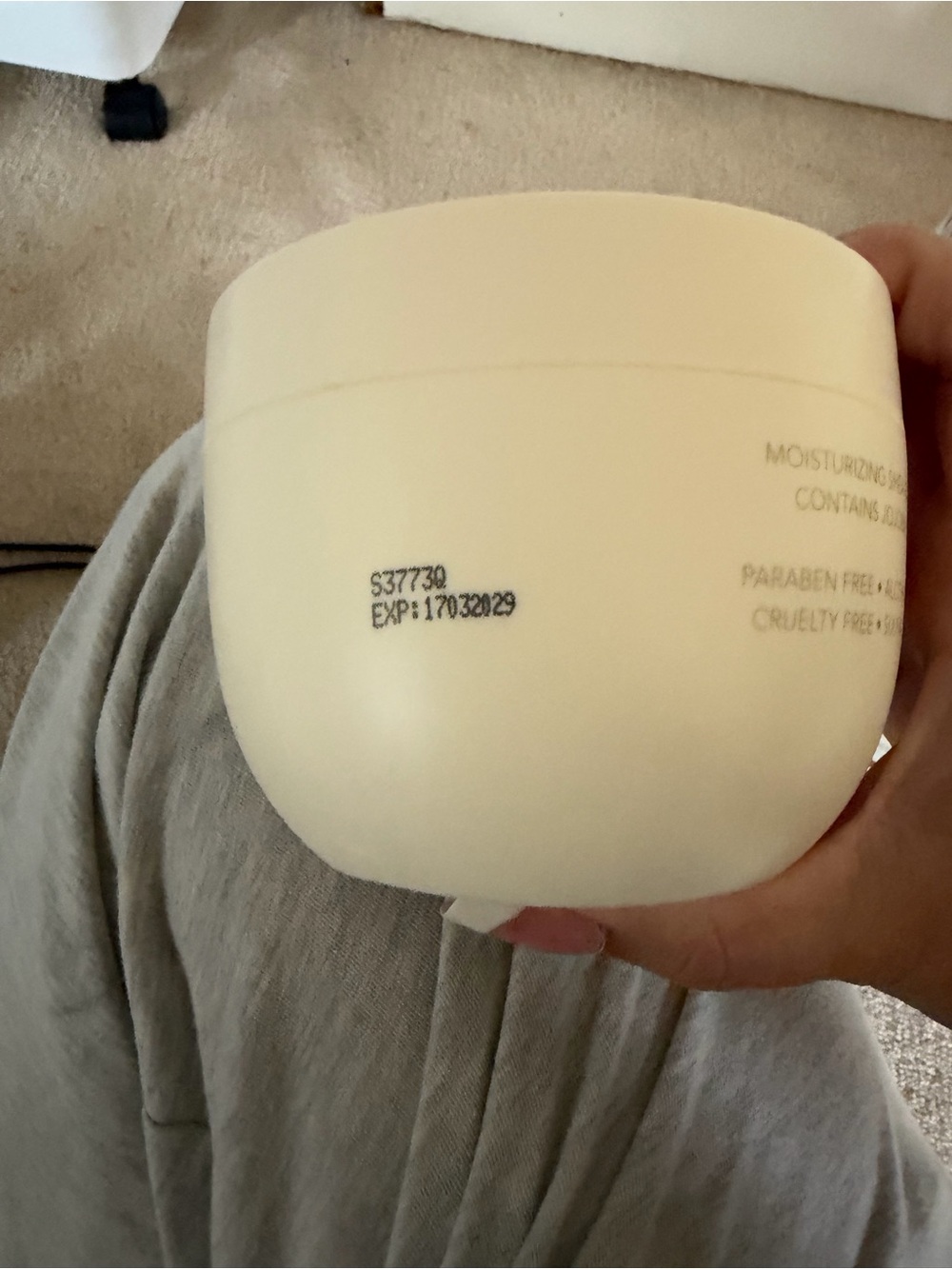 Sand and fog whipped body butter positano